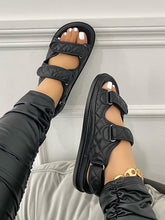 Sandalen aus PU mit Doppelklettverschluss